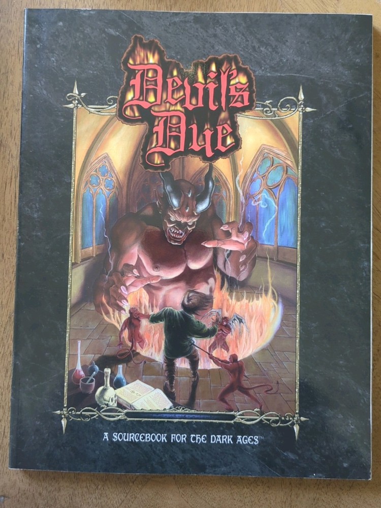 Devil's Due White Wolf Dark Ages RPG Softcover Sourcebook 2004