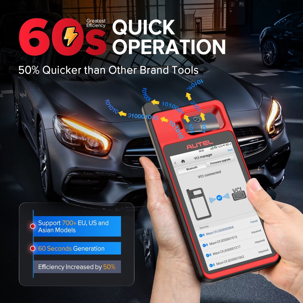 2026 Autel MaxiIM KM100X IMMO Key Programming Immobilizer Tool Key Creation