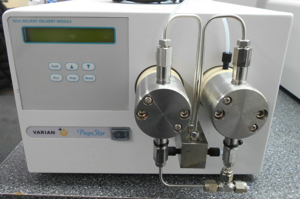 VARIAN PREPSTAR SD 2 SOLVENT DELIVERY PUMP MODULE W/ POWER CABLE