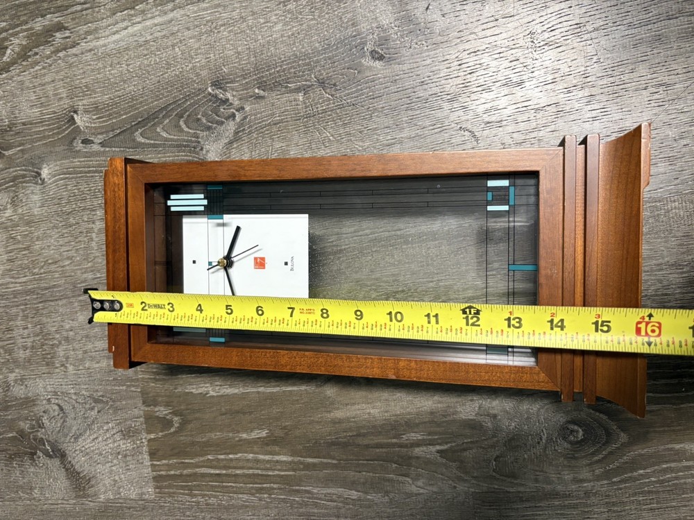 Bulova Frank Lloyd Wright Willits Mantel Clock