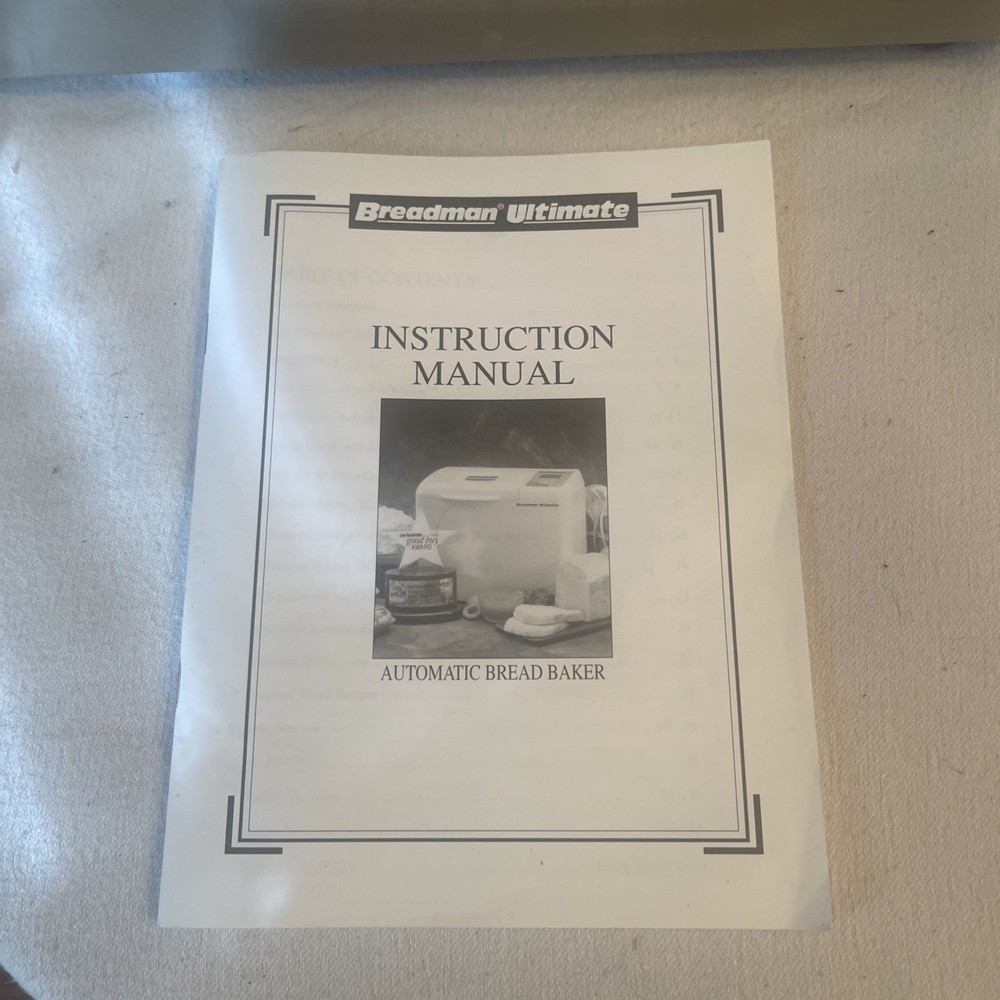 Breadman Ultimate TR2200 Bread Machine