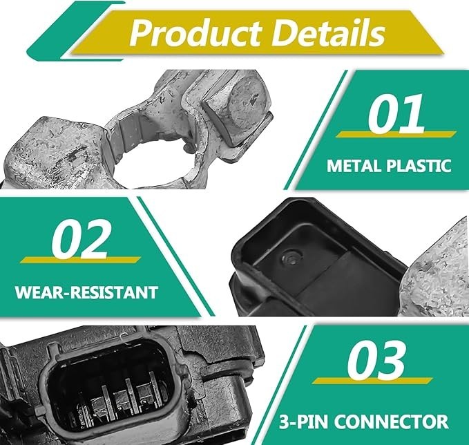 Battery Sensor Battery Cable Terminal End Sensor, Compatible with Honda Accord