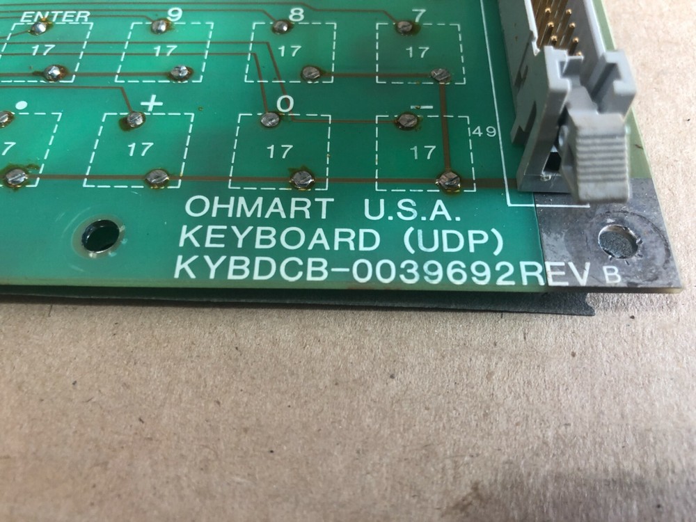 Ohmart, Keyboard, KYBDCB-0039692