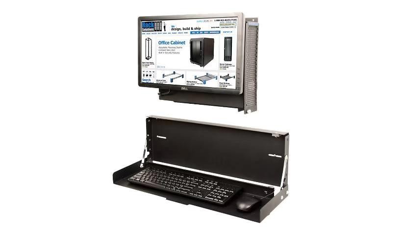 NEW Rack Solutions Full Keyboard Wall Mount