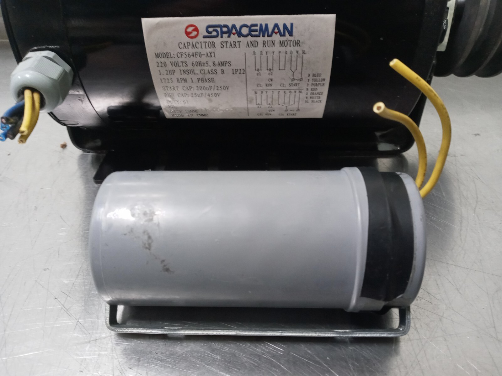 Spaceman 6265 USA ICE CREAM 3.3.01.01.006 Gear Motor with Capacitor/Tested