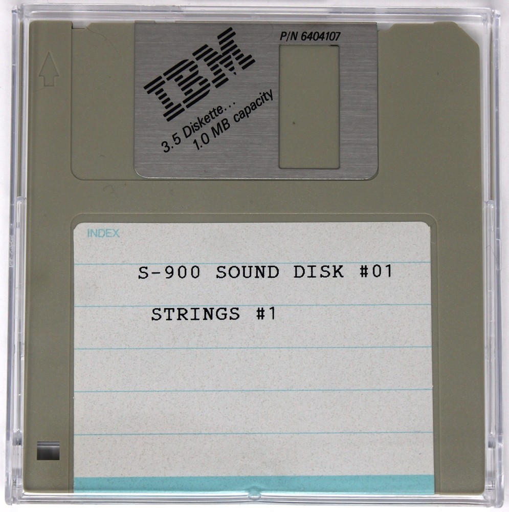 S-900 Sound Disk #01 Strings #1 Akai S900 Format Floppy Disk