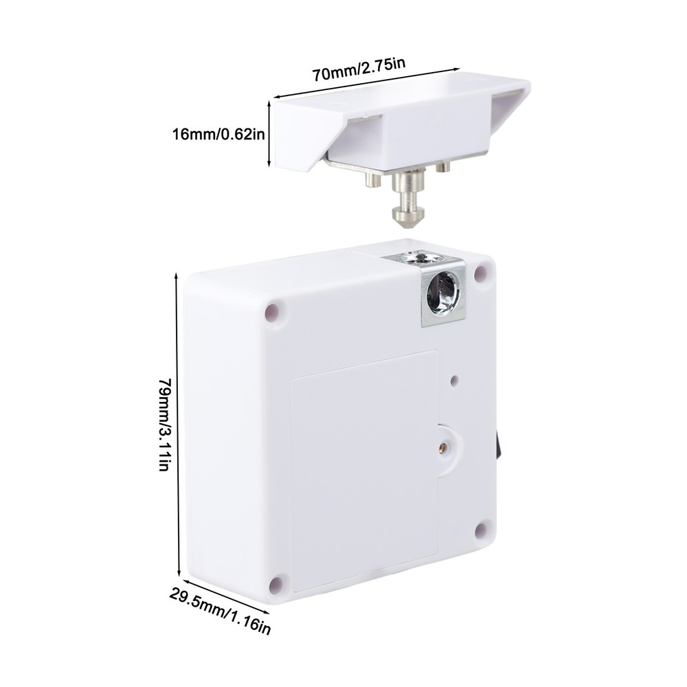 Convenient Smart Drawer Lock with Low Battery Alerts and NFC Technology