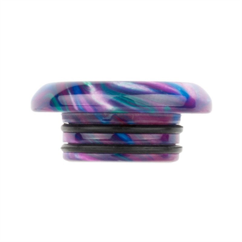 Colorful Pattern Flat 810 Resin Drip Tip Random 5PCS