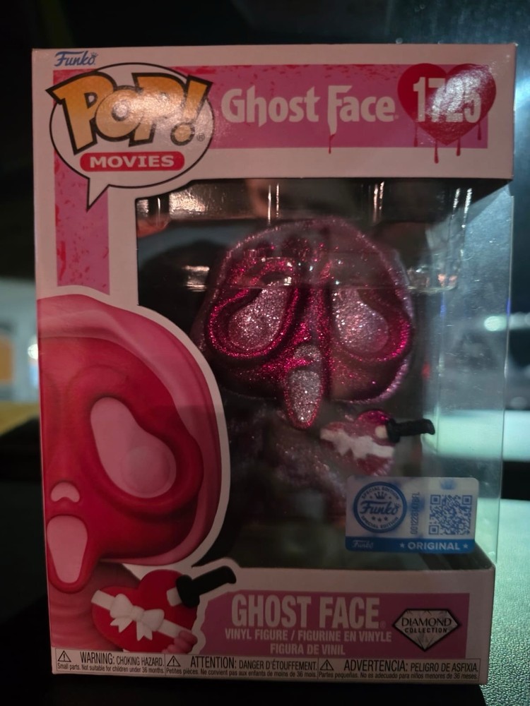 Funko Pop! Ghost Face Valentines 💌 Pink Diamond #1725 Exclusive + Protector New