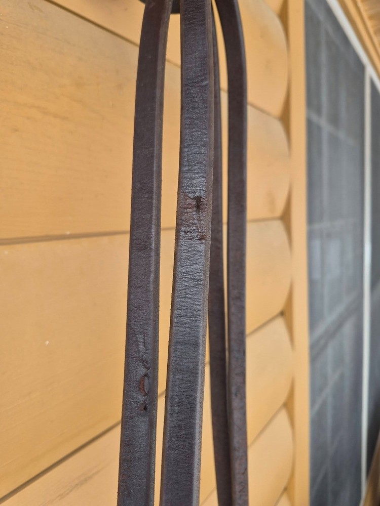Western Split Reins Leather 5/8" x 7.5'