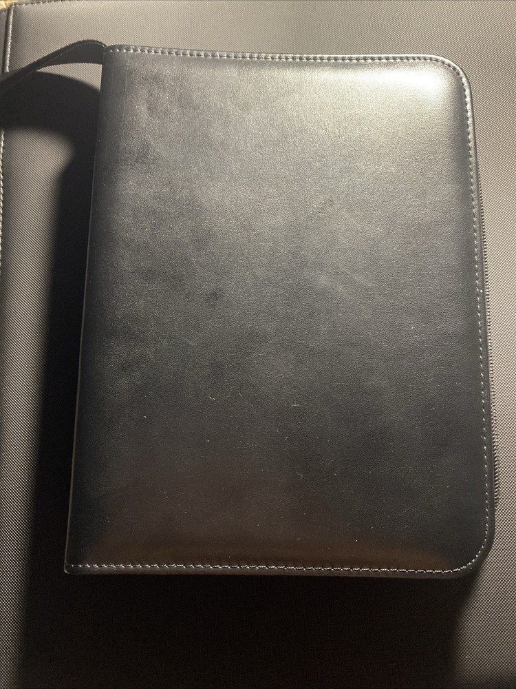 Card, Binder, 4 X 4, Zipper And Handle