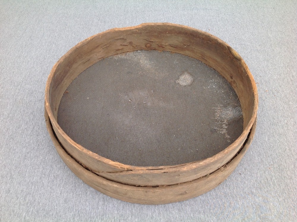Antique Large 18" Round Sifter
