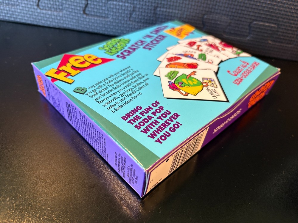 Soda Licious fruit snacks - Empty custom design display box