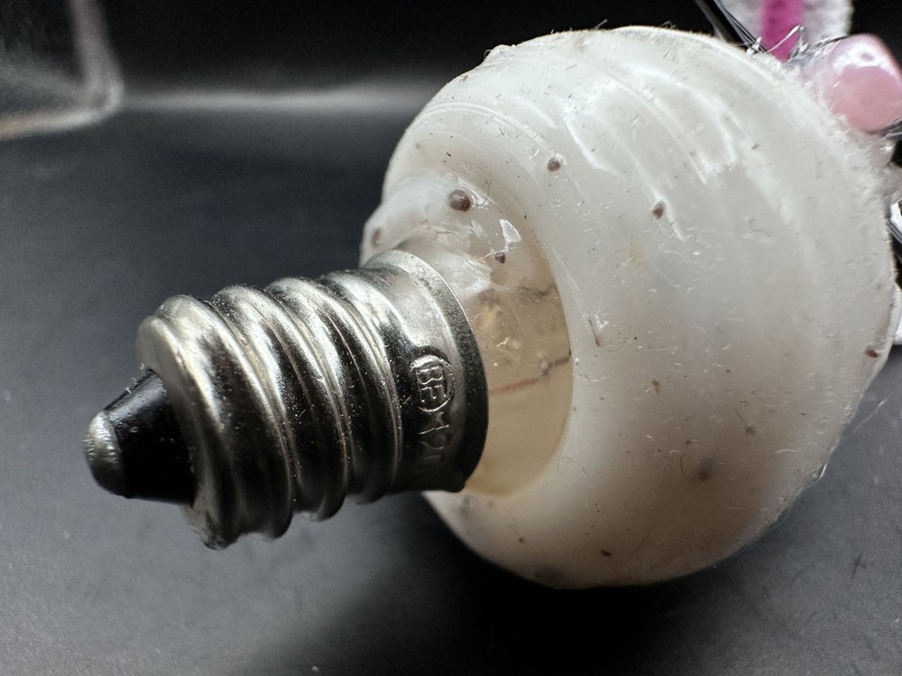 Silicone Easter Bunny Rabbit Lightbulb With Ears READ Untested