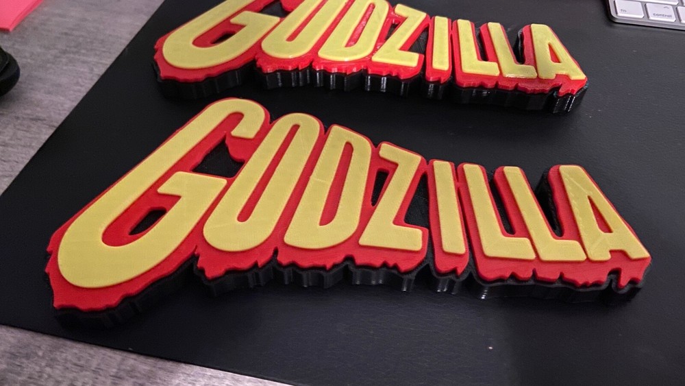 Godzilla PINBALL Mod BACK BOX HING MOD 3D LOGO -For PRO or PREMIUM