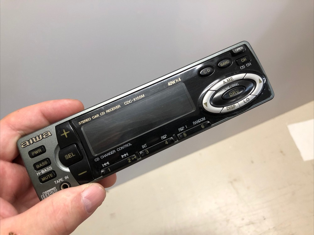 Aiwa CDC-X155M Car Audio Removeable Face Plate Only with Case