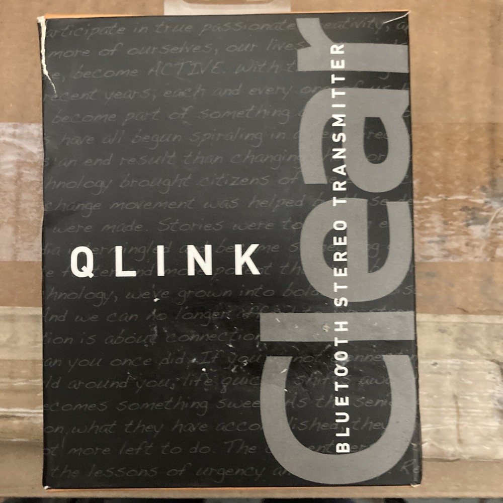 ClearSounds Audio Transmitter/Receiver QLink Bluetooth Transmitter