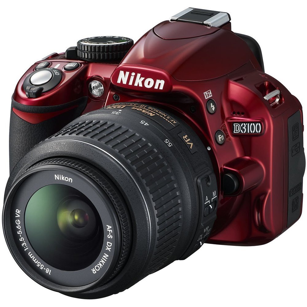 Nikon D3100 Digital Camera 14.20million Pixel Red Active D-Lighting Technology