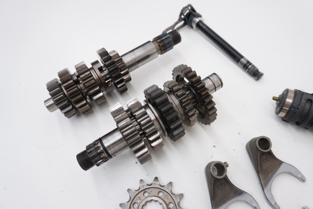 2008 KX450F Transmission OEM Tranny Gears Shaft Shift Drum Forks Kawasaki 07-11