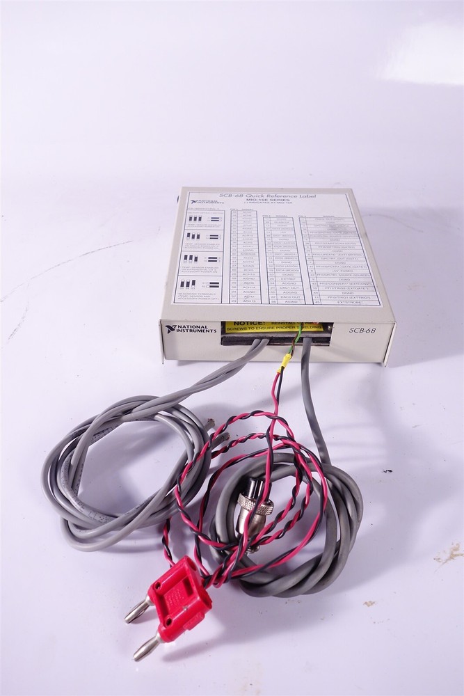 National Instruments SCB-68 with Cables