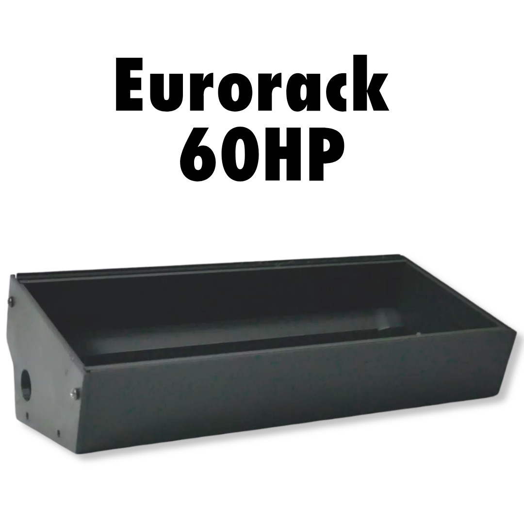 Moog style 60hp skiff Desktop Eurorack module modular synth case with rails