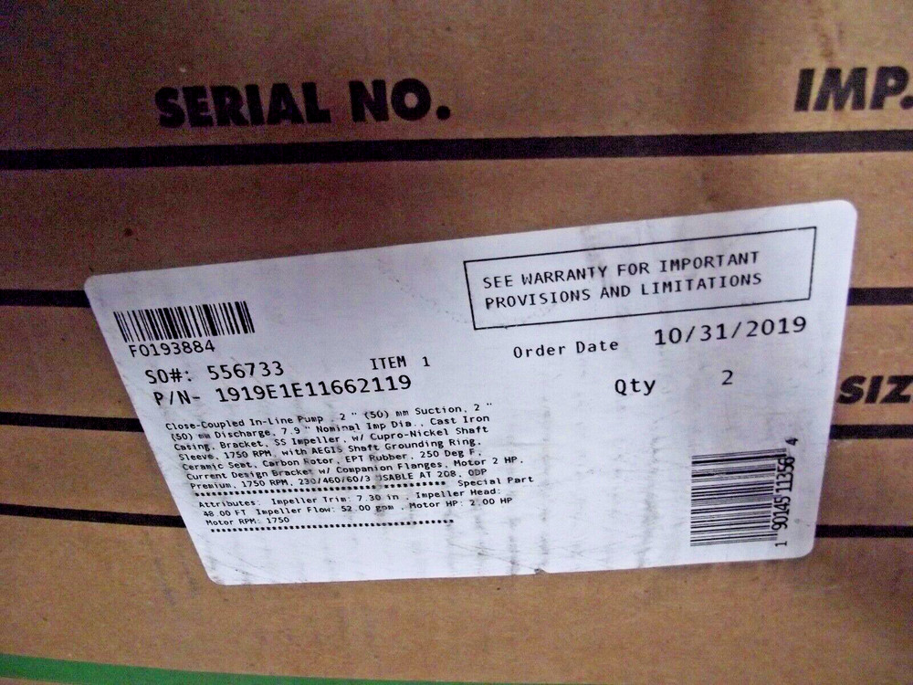 Taco 1900 Series Circulator Pump