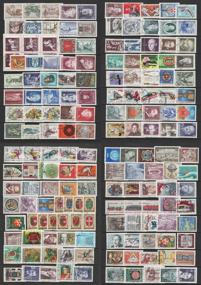 Austria Used & CTO Stamps. 1970's