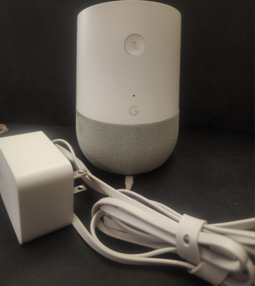 Google Home Smart Speaker with Google Assistant - White/Slate - Tested & Working