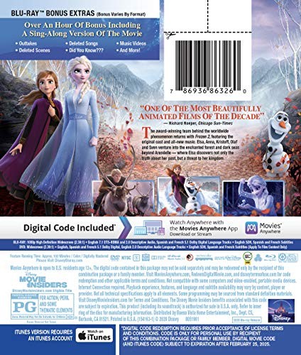 Frozen II - Blu-ray - GOOD