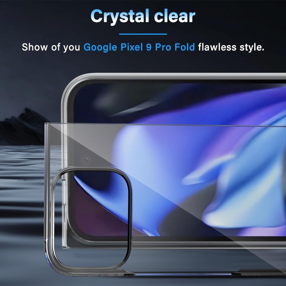 Case for Google Pixel 9 Pro fold silicone protective TPU bag clear slim case