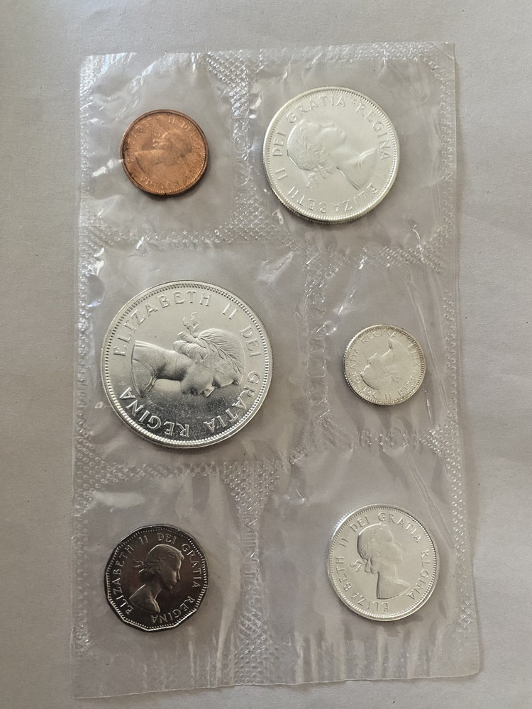 1962 Canada Proof-Like Coin Set in Original Mint Packaging – UNC Complete