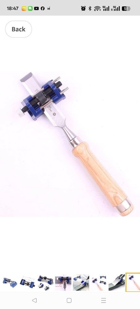 Woodworking Chisel Sharpening Guide, Adjustable Honing Jig, 0-86mm Clamp Width,