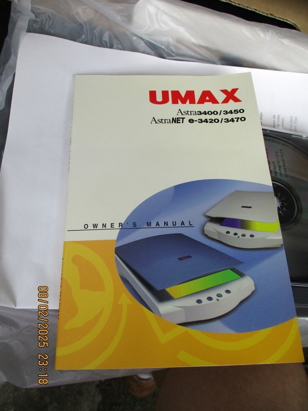 UMAX ASTRA NET E3420 FIRST COMPLETE INTERNET SCANNER--NEW IN BOX!!!!!!