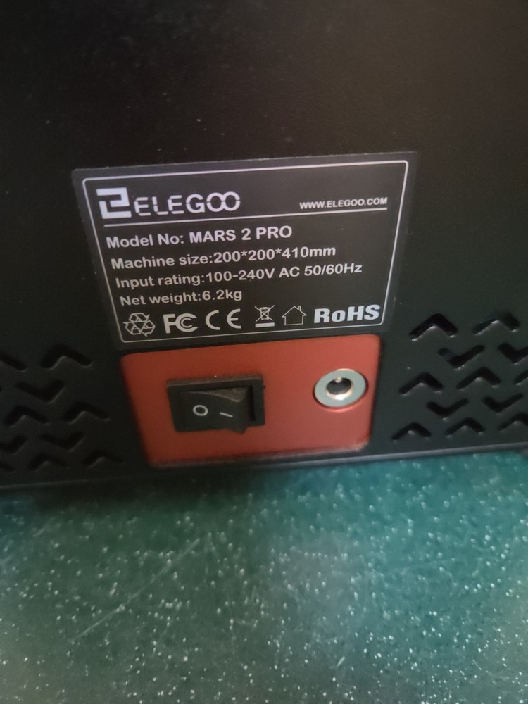 ELEGOO Mars 2 Pro 3D Printer Resin Miniatures MSLA Used