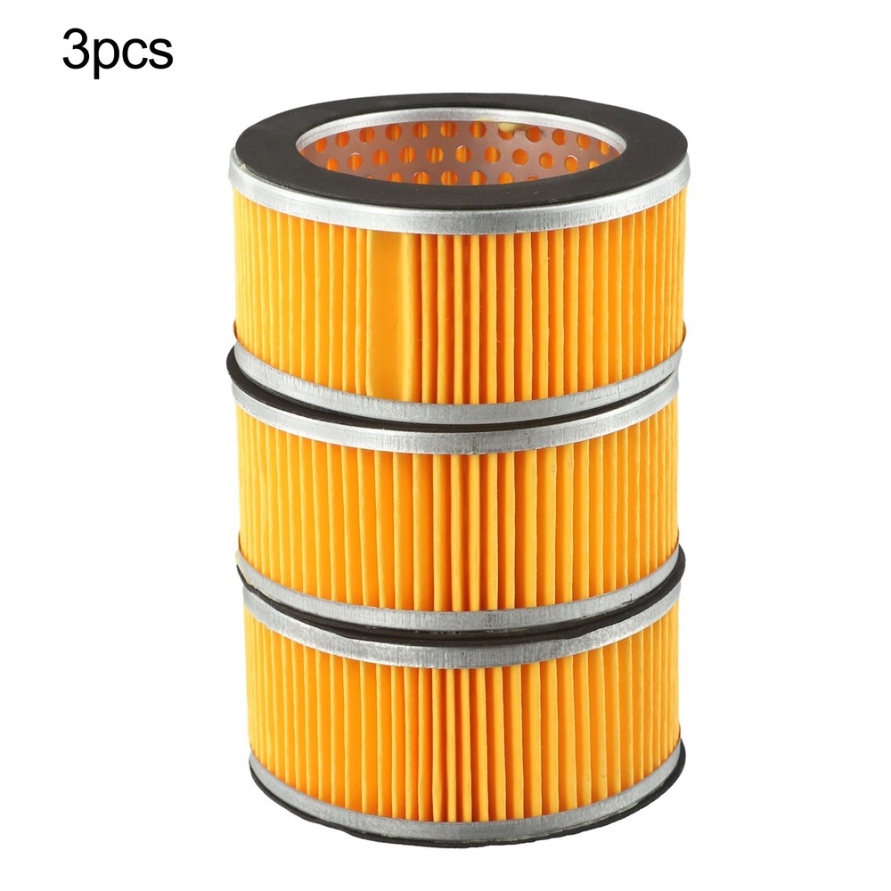 Yellow Cylinder Shape Air Compressor Element Filters Assembly Set Replacement