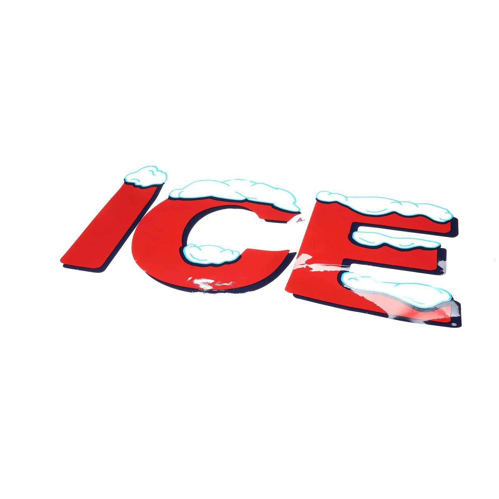 DECAL ICE, RED WITH SNOW CAP ( 1070074 - Genuine OEM Replacement Part