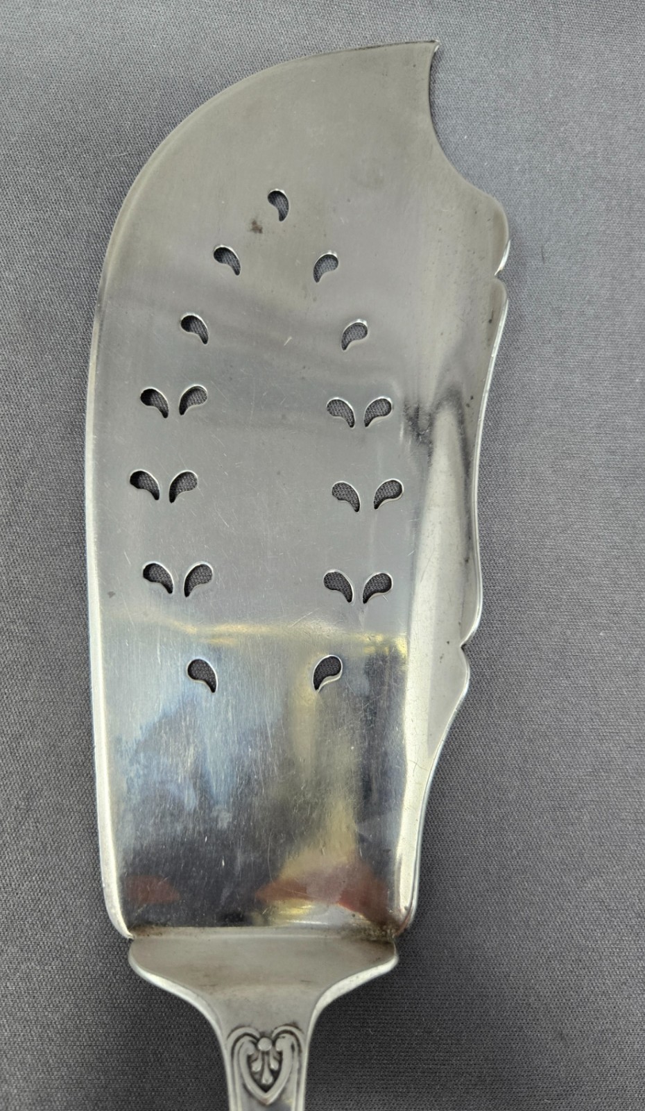 Lowell & Senter Coin Silver Fish Server Portland ME