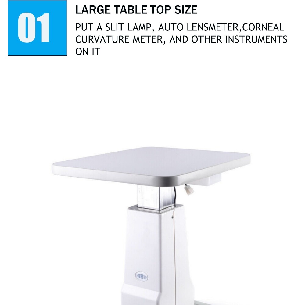 Electric Optometry Instrument Optical Table Optometry Lift Table Load 15kg