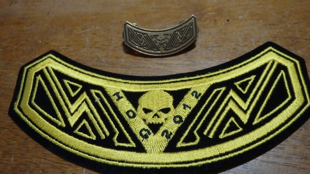 HARLEY DAVIDSON MOTORCYCLE OWNERS GROUP 2012 HOG PATCH PIN  BX A 59