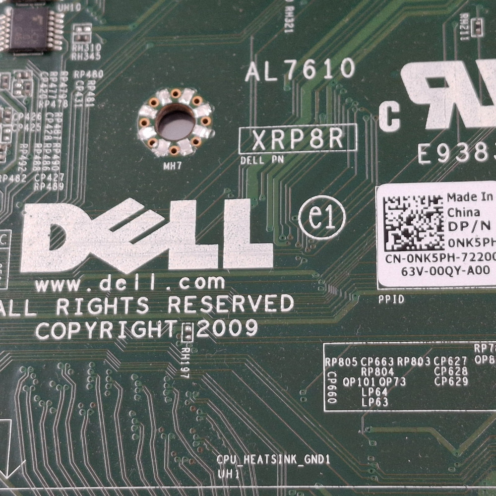 Dell Precision Motherboard DP/N 0NK5PH w/Intel CPU Processor E5-2620V3