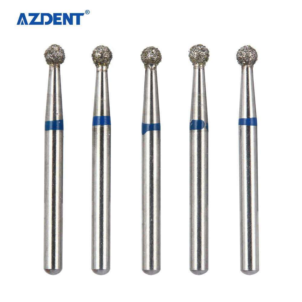 5Pcs/kit Dental Turbine Diamond Burs For High Speed Handpiece FG Burs