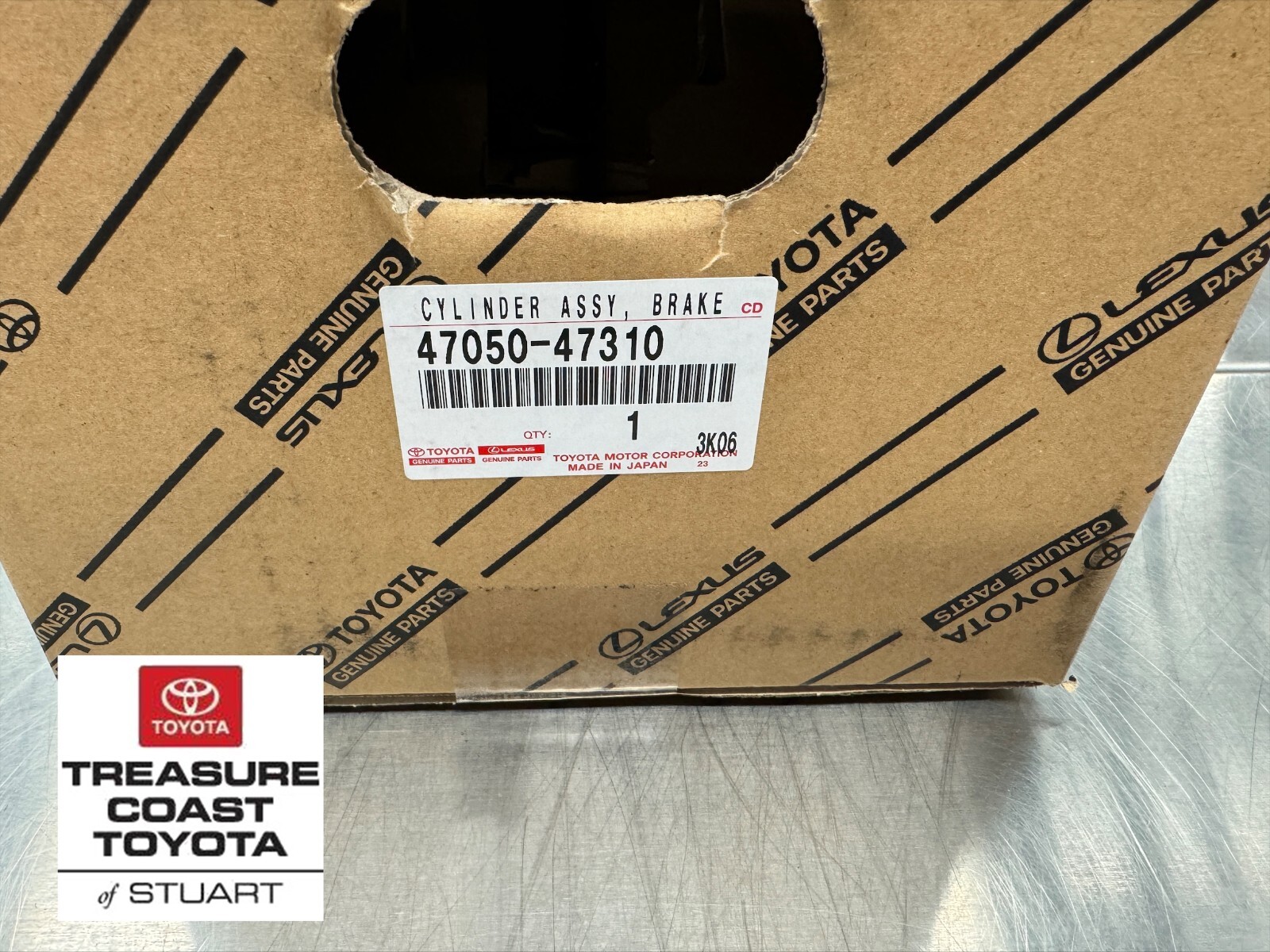 NEW OEM TOYOTA 14-15 PRIUS BRAKE BOOSTER ASSEMBLY W/MASTER CYLINDER 47050-47310