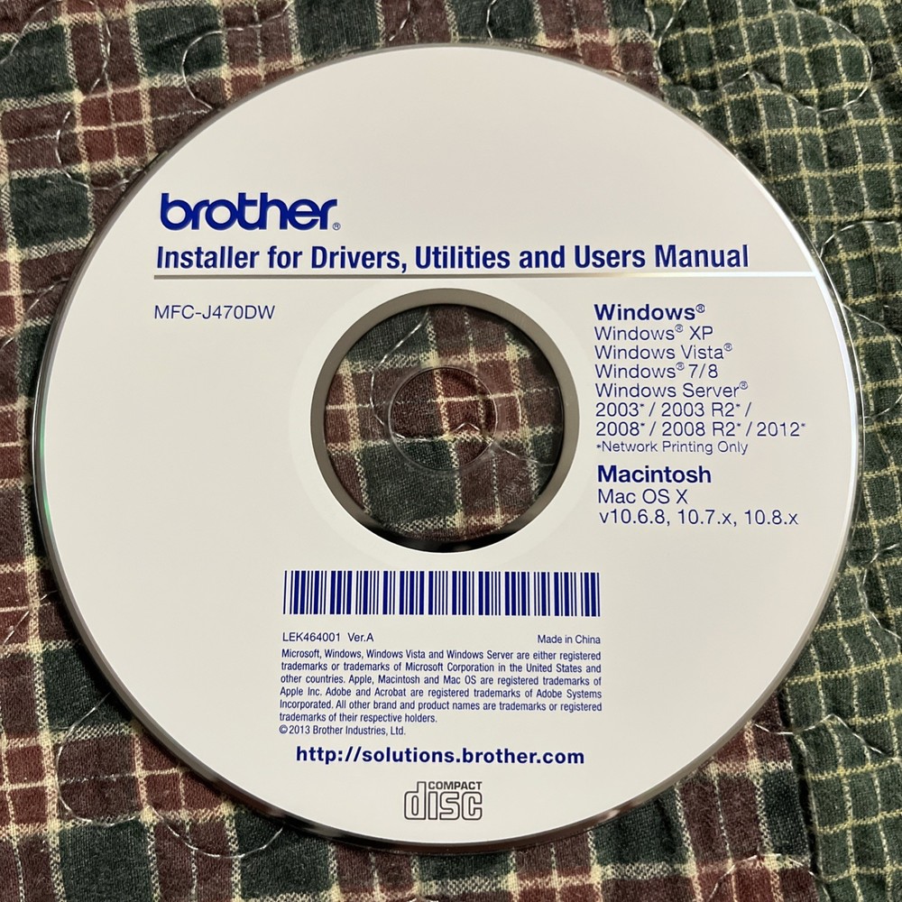 brother installer utilities mfc-J470d