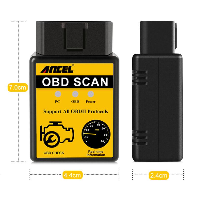 ANCEL ELM327 V1.5 OBD2 Scanner Code Reader Diagnostic Tool Check Engine Fault