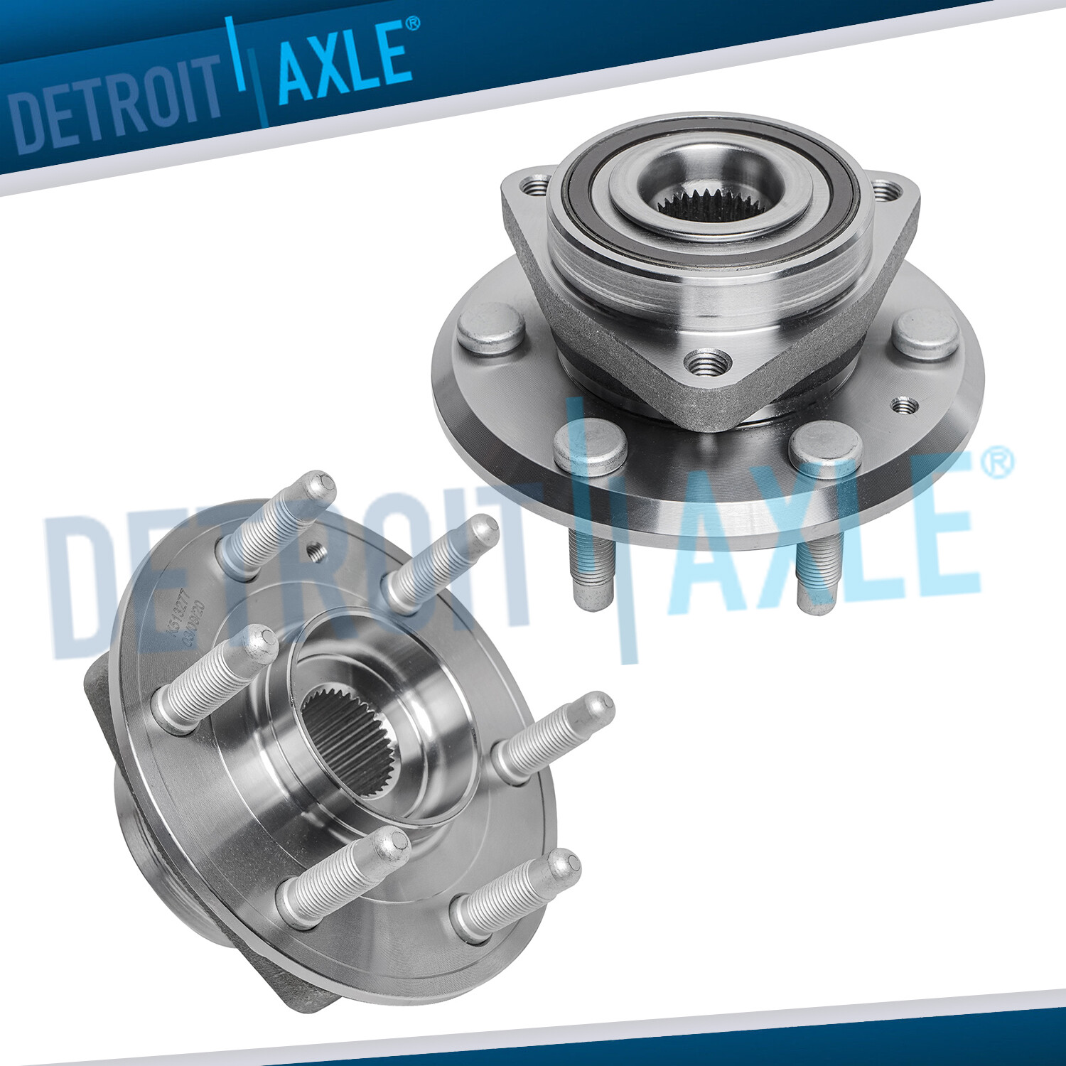 Pair (2) Front or Rear Wheel Bearing Hubs for Chevy Traverse Enclave GMC Acadia