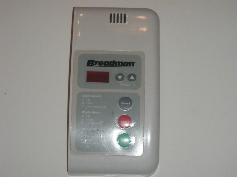 Breadman Bread Maker Electronic Control Panel for Model TR500B