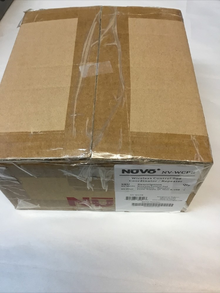 NUVO NV-WCPR Wireless Control Pad Coordinator / Repeater with Power Adapter