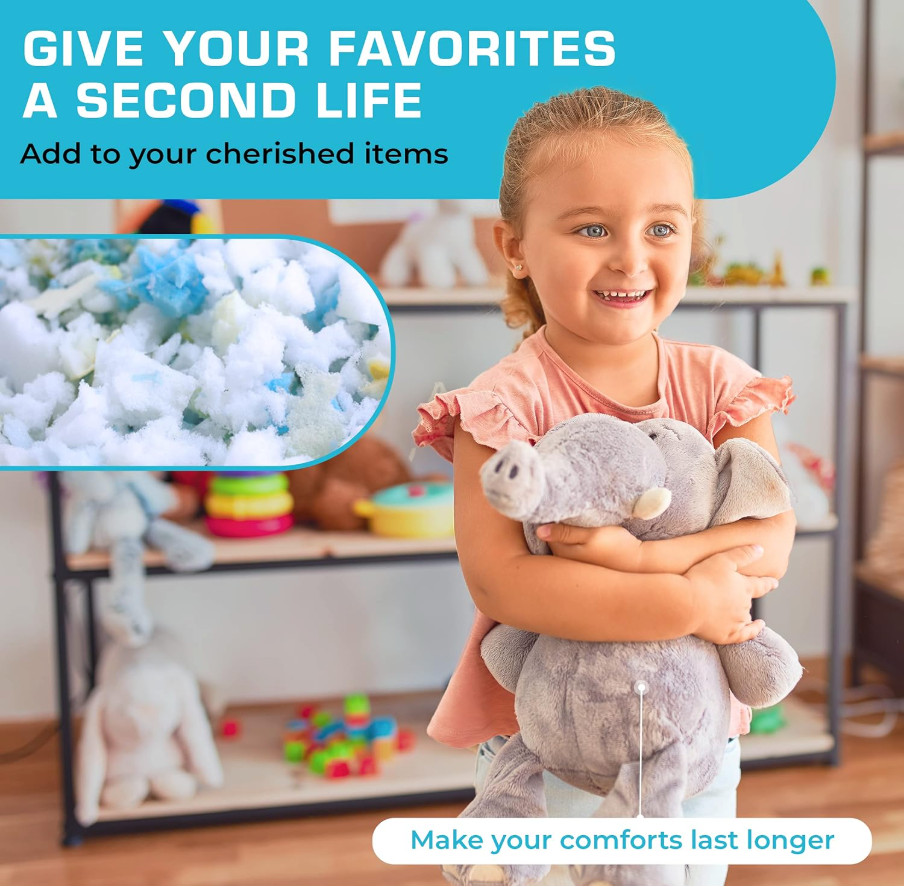 Xtreme Comforts 5lbs Bean Bag Filler Memory Foam - Pillow Stuffing Material