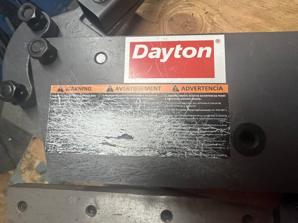 DAYTON 13W871A PLATE SHEAR
