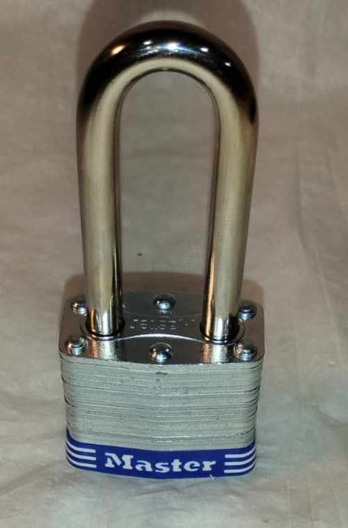 Master Lock 3DLH Outdoor Padlock with Key, 1 Pack